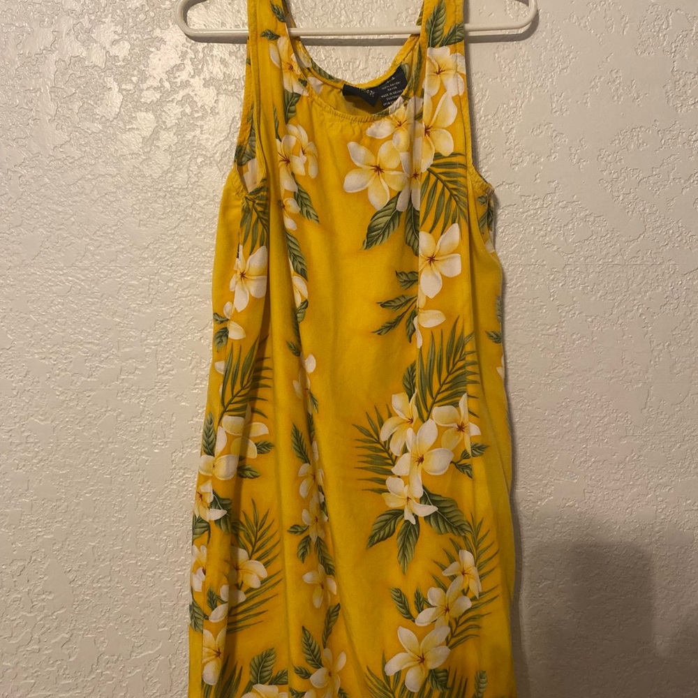 Basic Editions Kids Yellow Floral Dress